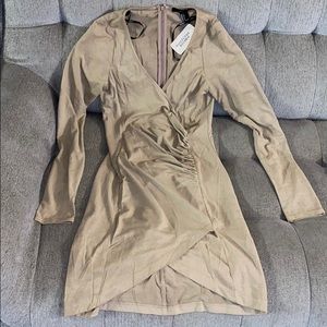 Forever 21 Short Taupe Dress